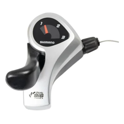 Versteller links 3 speed Shimano ST-TX50 - zwart/zilver