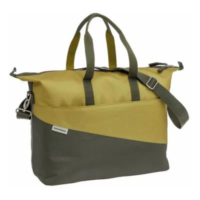 Laptoptas New Looxs Tendo 21 liter 34 x 18 x 44 cm - olijf/geel