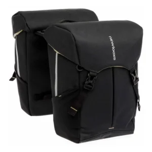 Dubbele fietstas New Looxs Sports MIK 40 liter 32 x 18 x 40 cm (2x) - zwart
