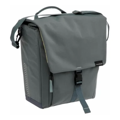 Enkele fietstas New Looxs Tulum 16 liter 35 x 17 x 37cm - groen/grijs