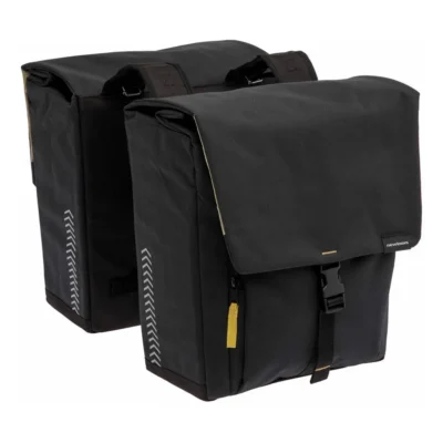 Dubbele fietstas New Looxs Tulum 32 liter 35 x 17 x 37 cm (2x) - zwart