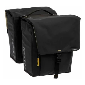 Dubbele fietstas New Looxs Tulum MIK 32 liter 35 x 17 x 37 cm - zwart