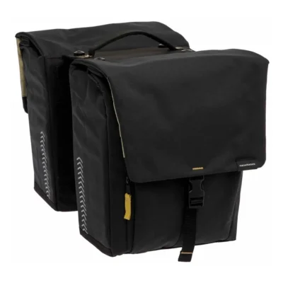 Dubbele fietstas New Looxs Tulum MIK 32 liter 35 x 17 x 37 cm - zwart