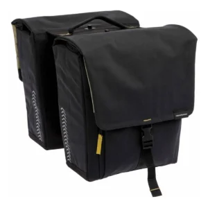 Dubbele fietstas New Looxs Tulum 32 liter 35 x 17 x 37 cm (2x) - zwart afneembaar