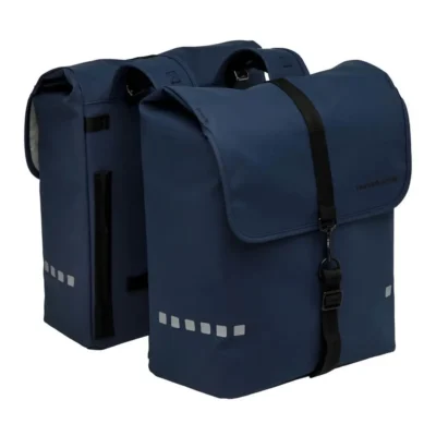 Dubbele fietstas New Looxs Odense 39 liter 34 x 16 x 38 (2x) - donkerblauw