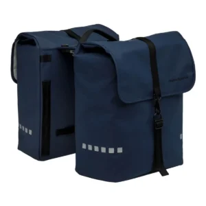 Dubbele fietstas New Looxs Odense MIK 39 liter 34 x 16 x 38 cm (2x) - donkerblauw