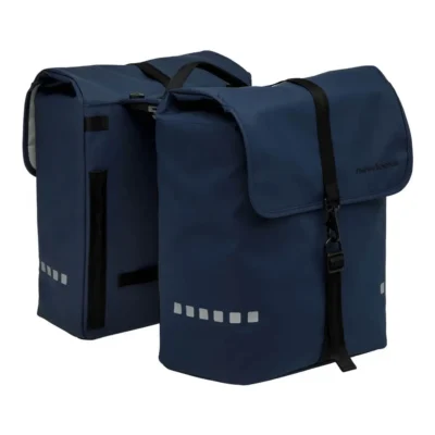 Dubbele fietstas New Looxs Odense MIK 39 liter 34 x 16 x 38 cm (2x) - donkerblauw