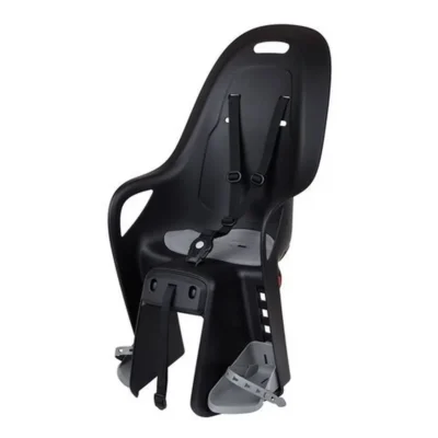 Kinderzitje achter Polisport Koari CFS - dragermontage - Zwart/Grijs