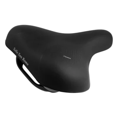 Fietszadel Selle San Remo Vienna met handgreep - zwart (werkplaatsverpakking)