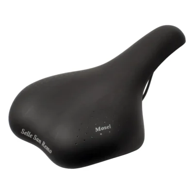 Fietszadel Selle San Remo Mosel voor stads-/trekkingfietsen - zwart (werkplaatsverpakking)