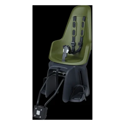 Kinderzitje achter Bobike One Maxi 1P & EB-D met frame- en dragerbevestiging - olive green