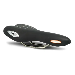Fietszadel Selle Royal Lookin Athletic Stracciatella - All Journeys - Zwart