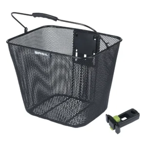 Fietsmand Basil Bilbao KF bevestiging inclusief stuurpenhouder 26 x 22 x 27 cm - zwart