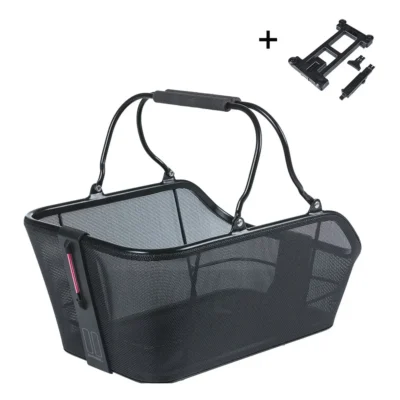 Fietsmand Basil Cento Tech Fiber Nordlicht MIK 21 Liter 39 x 24 x 15 cm zwart