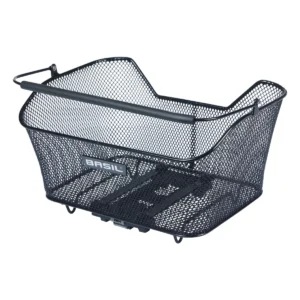Fietsmand Basil Base M met MIK bevestiging 14 liter 25 x 33 x 17 cm - zwart