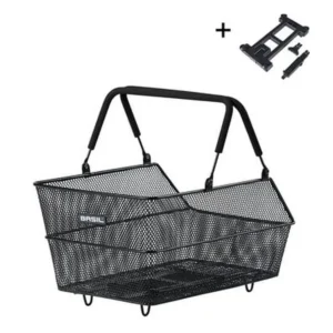 Fietsmand Basil Cento met MIK bevestiging 14 liter 39 x 24 x 13 cm - zwart