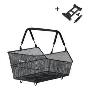 Fietsmand Basil Cento S met MIK bevestiging 7 liter 31 x 21 x 11 cm - zwart