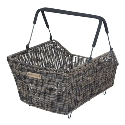 Fietsmand Basil Cento Rattan look Multi System 41 x 25 x 12 cm - bruin