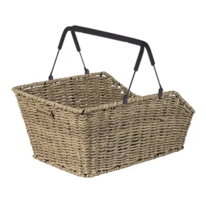 Fietsmand Basil Cento Rattan look Multi system 40 x 25 x 12 cm - seagrass