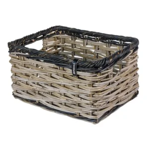 Fietsmand Basil Dijon L 36 x 49 x 27 cm - grijs zwart