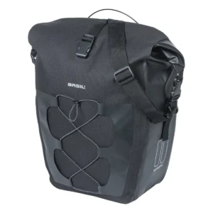 Enkele fietstas Basil Navigator Waterproof MIK 22 liter - 19 x 27 x 41 cm - zwart