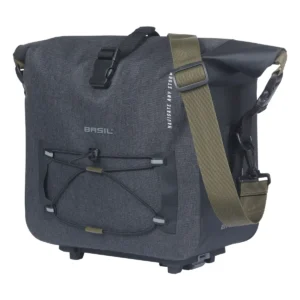 Bagagedragertas Basil Navigator Storm MIK 13 liter - 15 x 30 x 31 cm - zwart