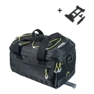 Bagagedragertas Basil Miles MIK 7 liter 29 x 18 x 17 cm - zwart
