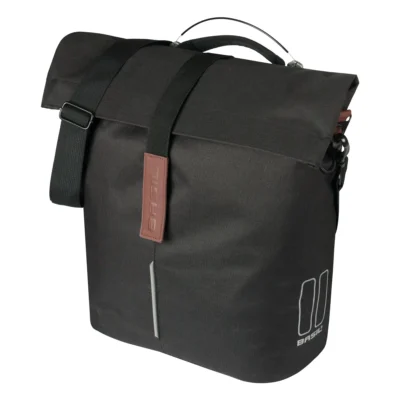 Fietsshopper Basil City MIK Studs14 liter 11 x 29 x 36cm - zwart