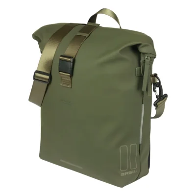 Fietsschoudertas Basil SoHo MIK Studs 17 liter 19 x 38 x 38 cm - groen