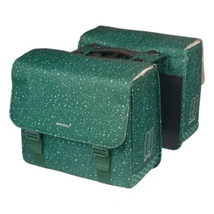 Dubbele fietstas Basil Flair MIK 35 liter 15 x 35 x 31 cm (2x) - groen