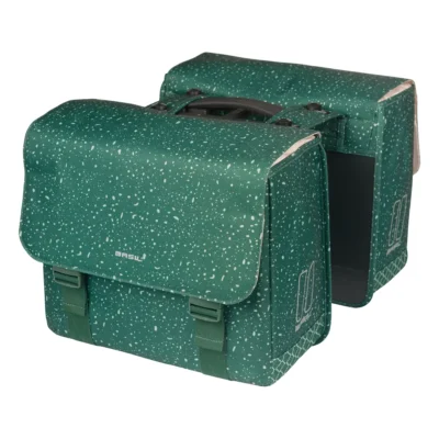 Dubbele fietstas Basil Flair MIK 35 liter 15 x 35 x 31 cm (2x) - groen