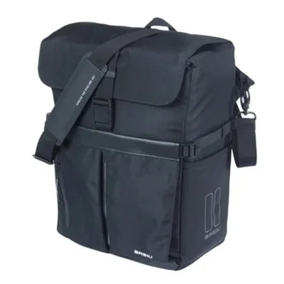 Fietsschoudertas Basil Move MIK 15 liter 14 x 24 x 34 cm - Zwart