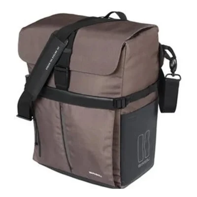 Fietsschoudertas Basil Move MIK 15 liter 14 x 24 x 34 cm - Bruin