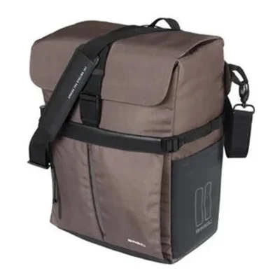Fietsschoudertas Basil Move MIK studs 14 liter 14 x 24 x 34 cm - bruin