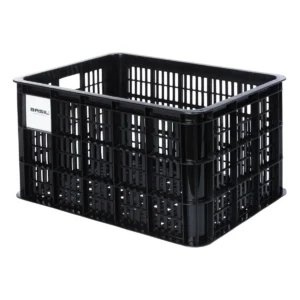Gerecyclede fietskrat Basil Crate S 17.5 liter MIK 28 x 39 x 23 cm - zwart