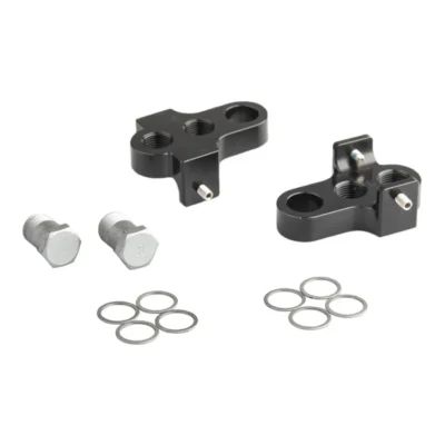 Crankverkorter Mirage T6 aluminium met RVS bouten - zwart