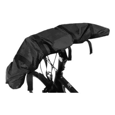 Beschermhoes Mirage Undercover voor fietsstuur zwart