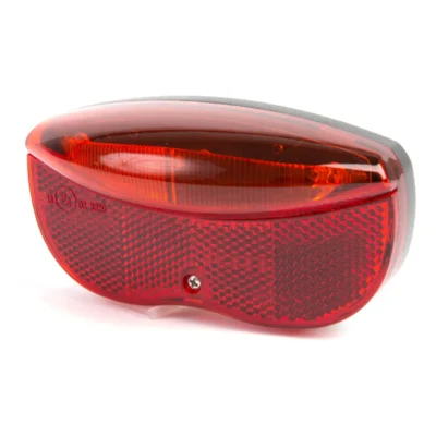 Dragerachterlicht IKZI 3x LED 80mm  boutafstand met E4 goedgekeurde reflector - rood