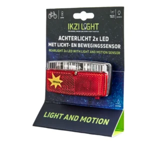 Achterlicht IKZI 5x LED met licht- en bewegingssensor