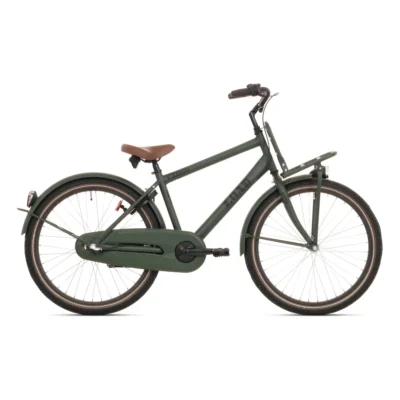 Kinderfiets Bikefun Load 26 inch met Nexus 3 versnelling/remnaaf - Kaki Mat Groen