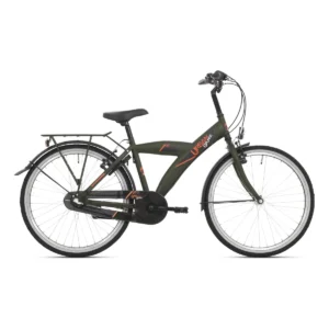 Kinderfiets Bikefun Urban City 26 inch met Nexus 3 versnelling/remnaaf - Mat Groen