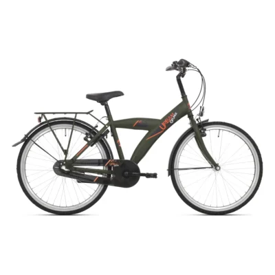 Kinderfiets Bikefun Urban City 26 inch met Nexus 3 versnelling/remnaaf - Mat Groen