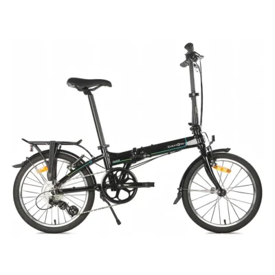 Vouwfiets 20" Dahon Mariner D8 met V-Brake - (obsidian) zwart