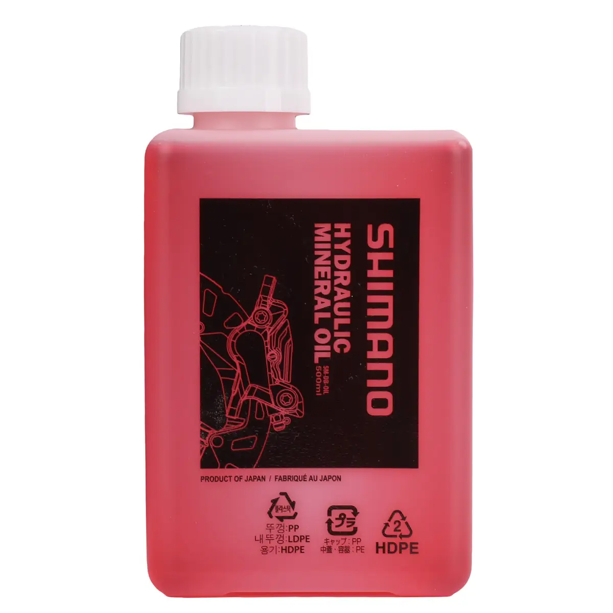 Shimano minerale olie 500ml Shimano minerale olie 500ml