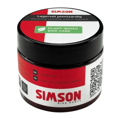 Lagervet Simson plantaardig - zwart/rood